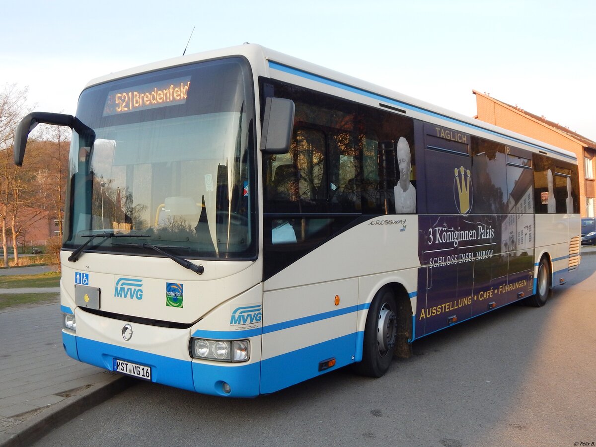 Irisbus Crossway der MVVG in Burg Stargard.