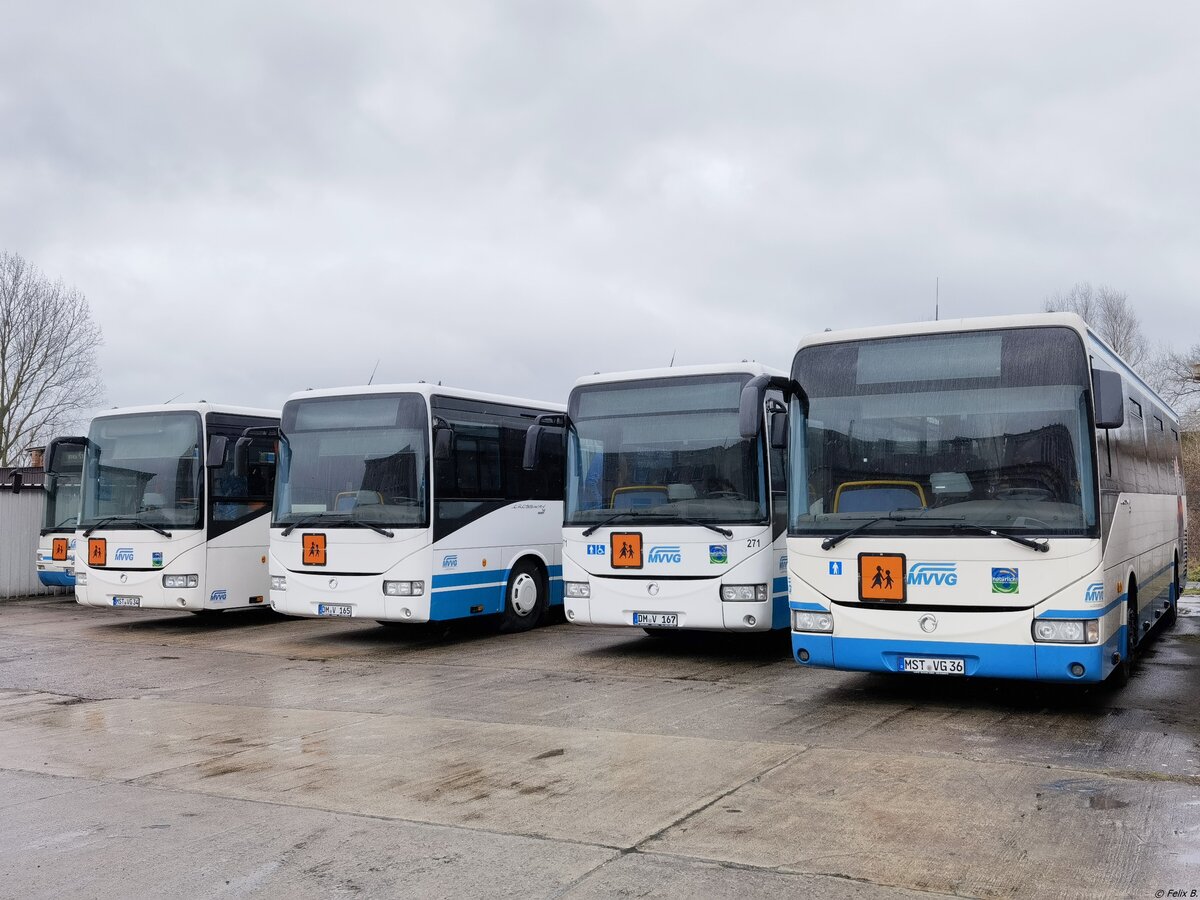 Irisbus Crossway der MVVG in Burg Stargard.