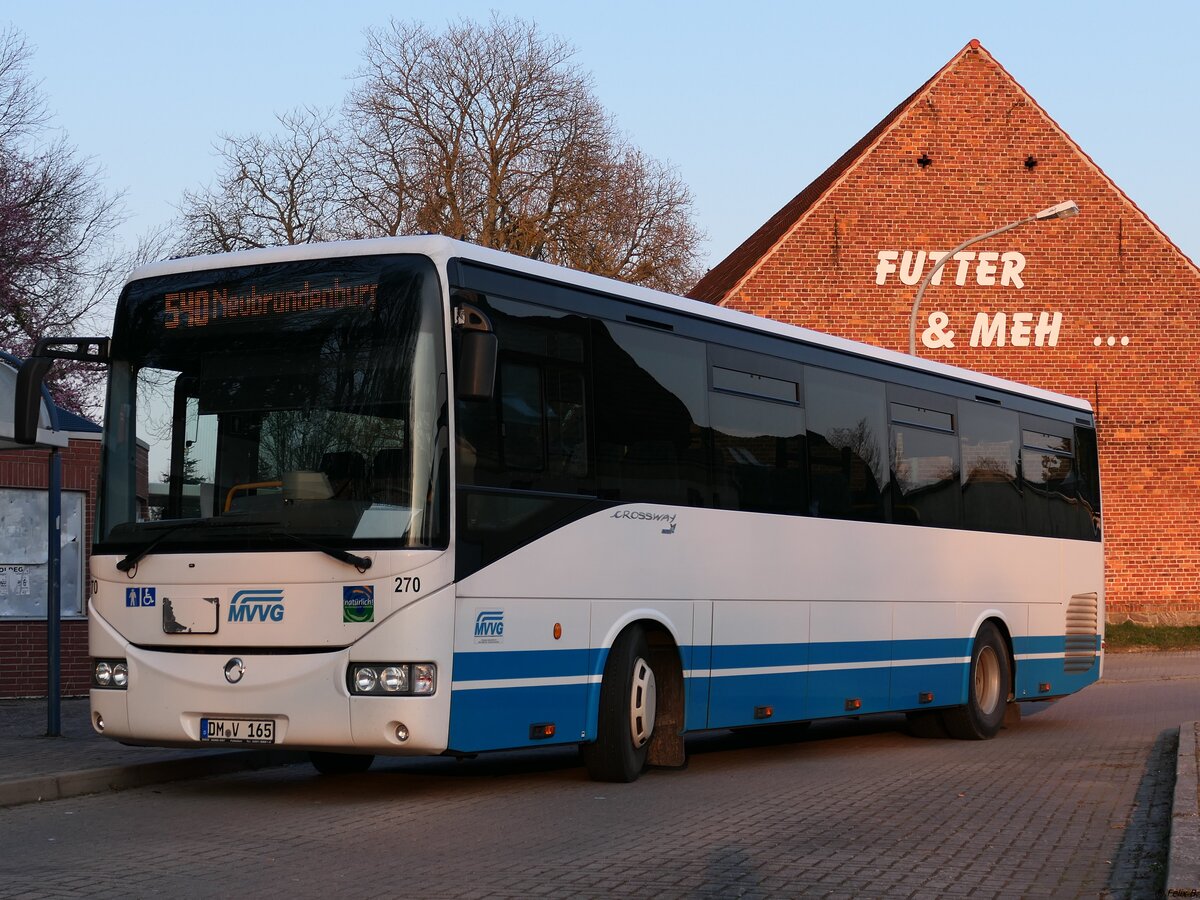 Irisbus Crossway der MVVG in Strasburg. 