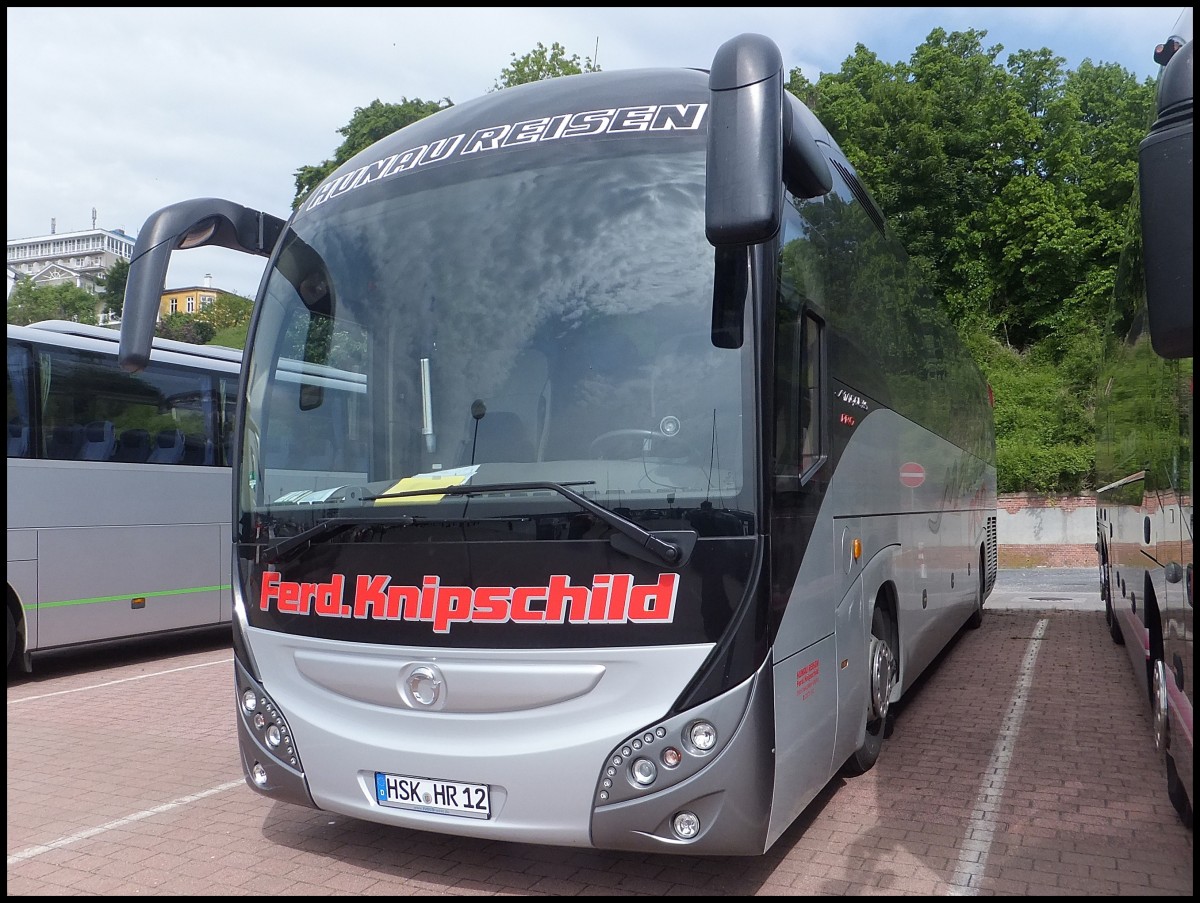 Irisbus Magelys Pro von Knipschild aus Deutschland im Stadthafen Sassnitz.