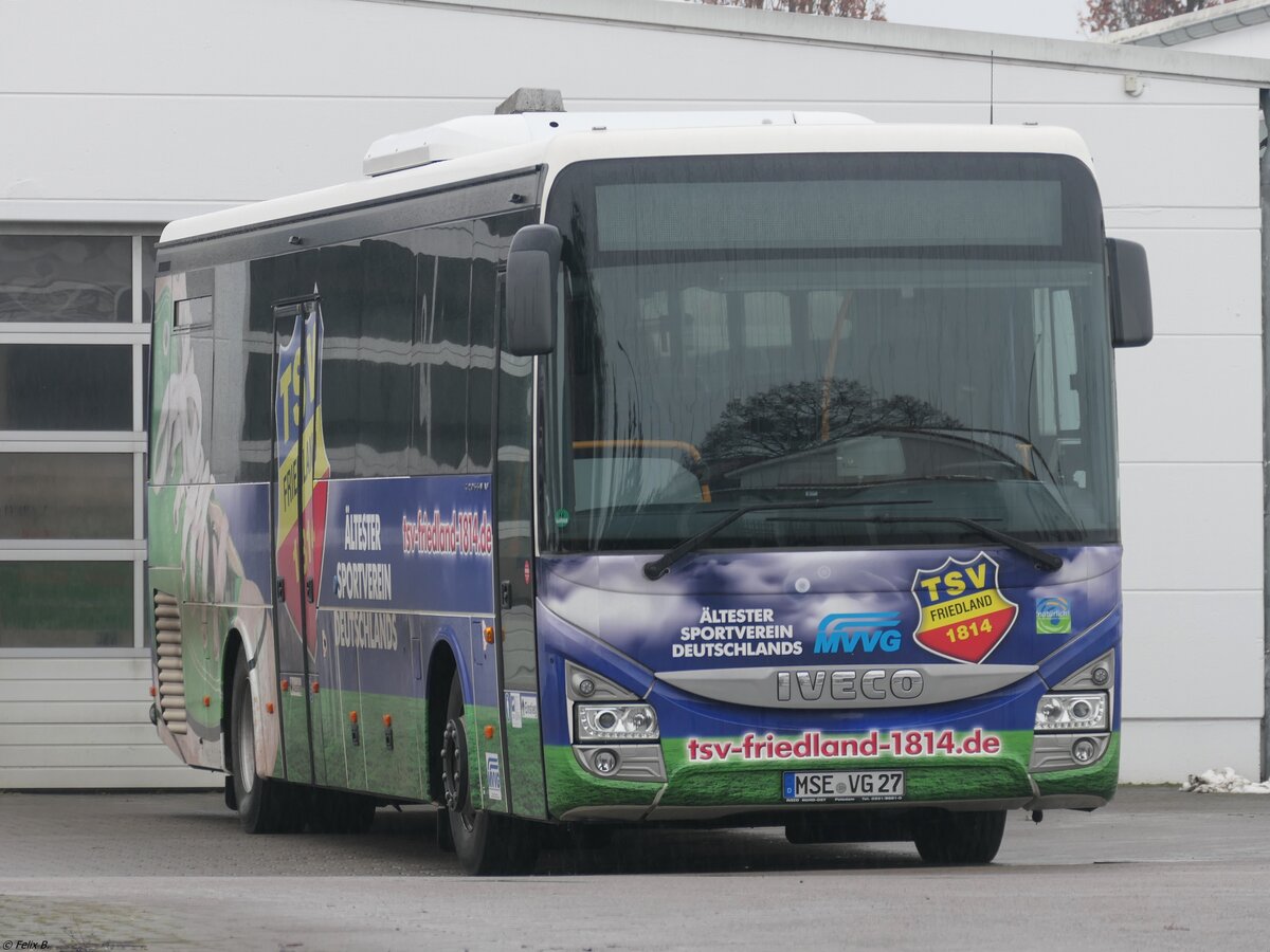 Iveco Crossway der MVVG in Friedland.