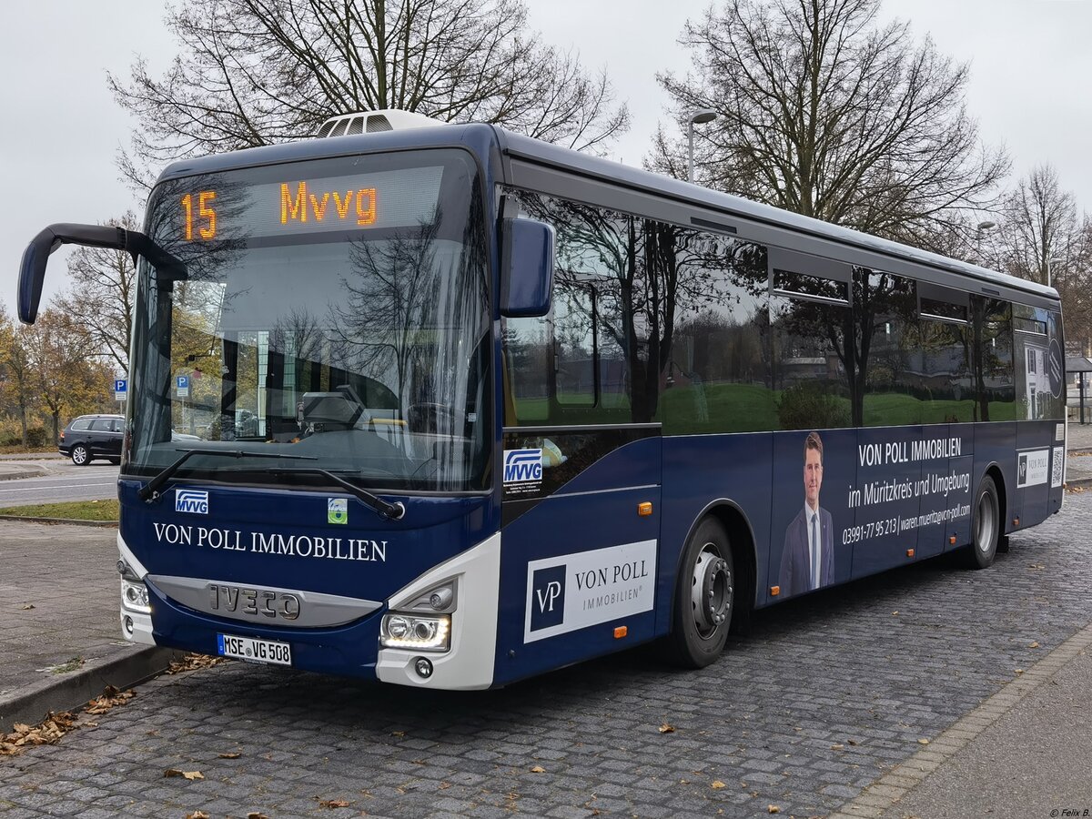 Iveco Crossway der MVVG in Malchow.