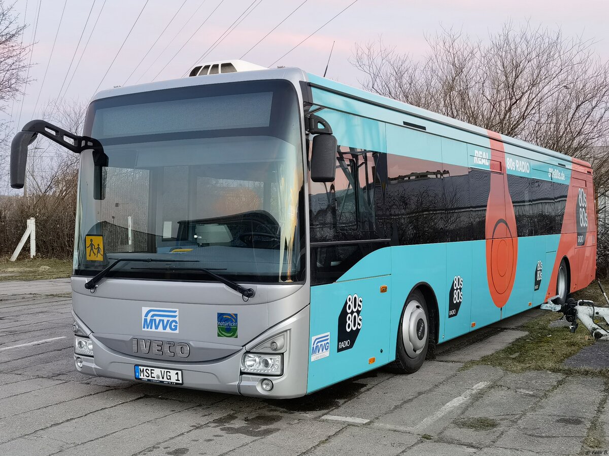 Iveco Crossway der MVVG in Neubrandenburg.