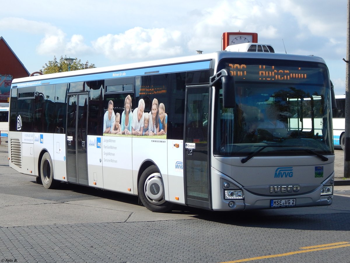 Iveco Crossway der MVVG in Neubrandenburg.