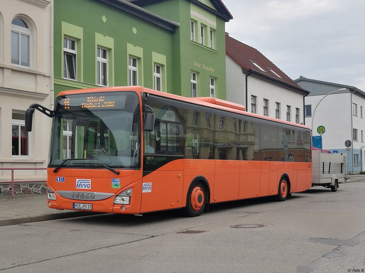 Iveco Crossway der MVVG in Neubrandenburg.