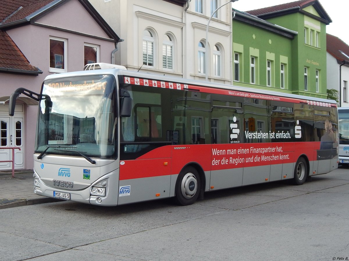 Iveco Crossway der MVVG in Neubrandenburg. 