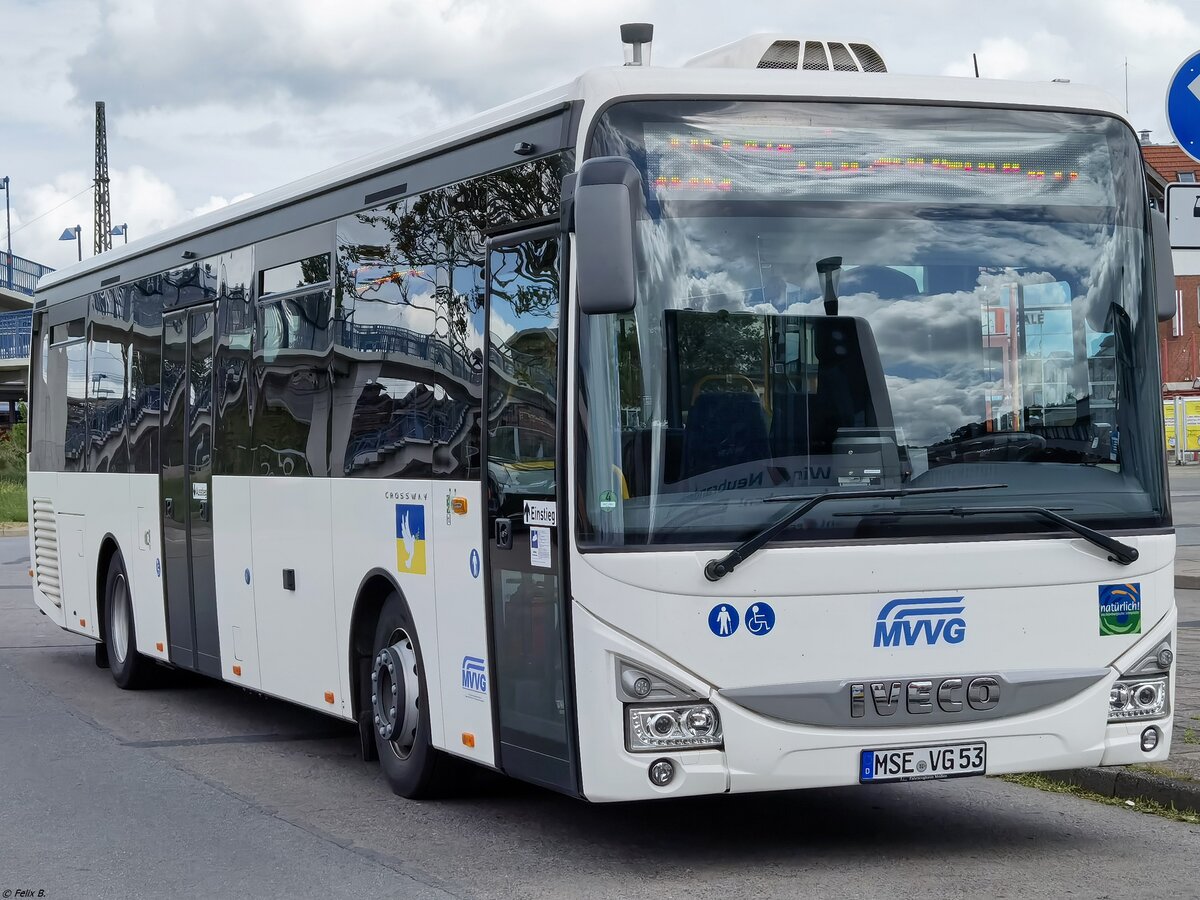 Iveco Crossway der MVVG in Neubrandenburg.