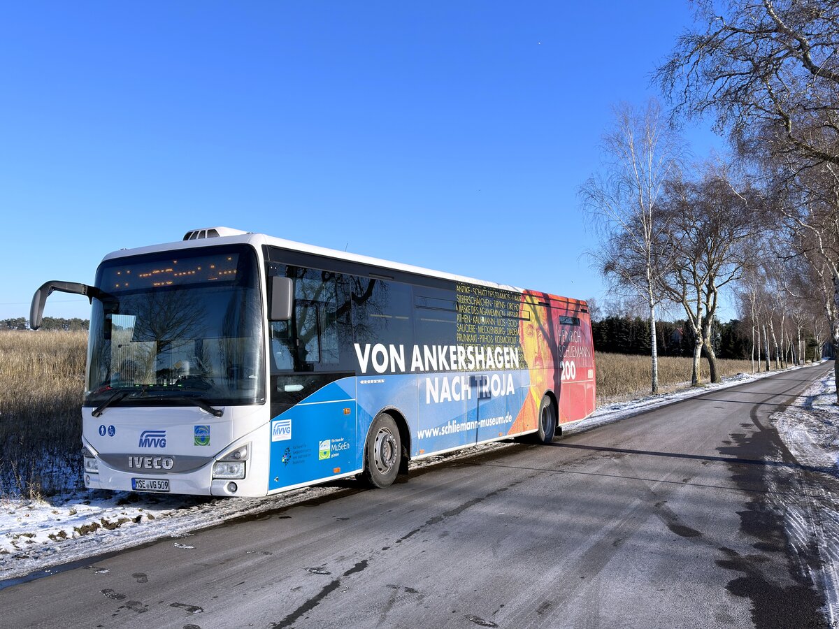 Iveco Crossway der MVVG in Plau am See.