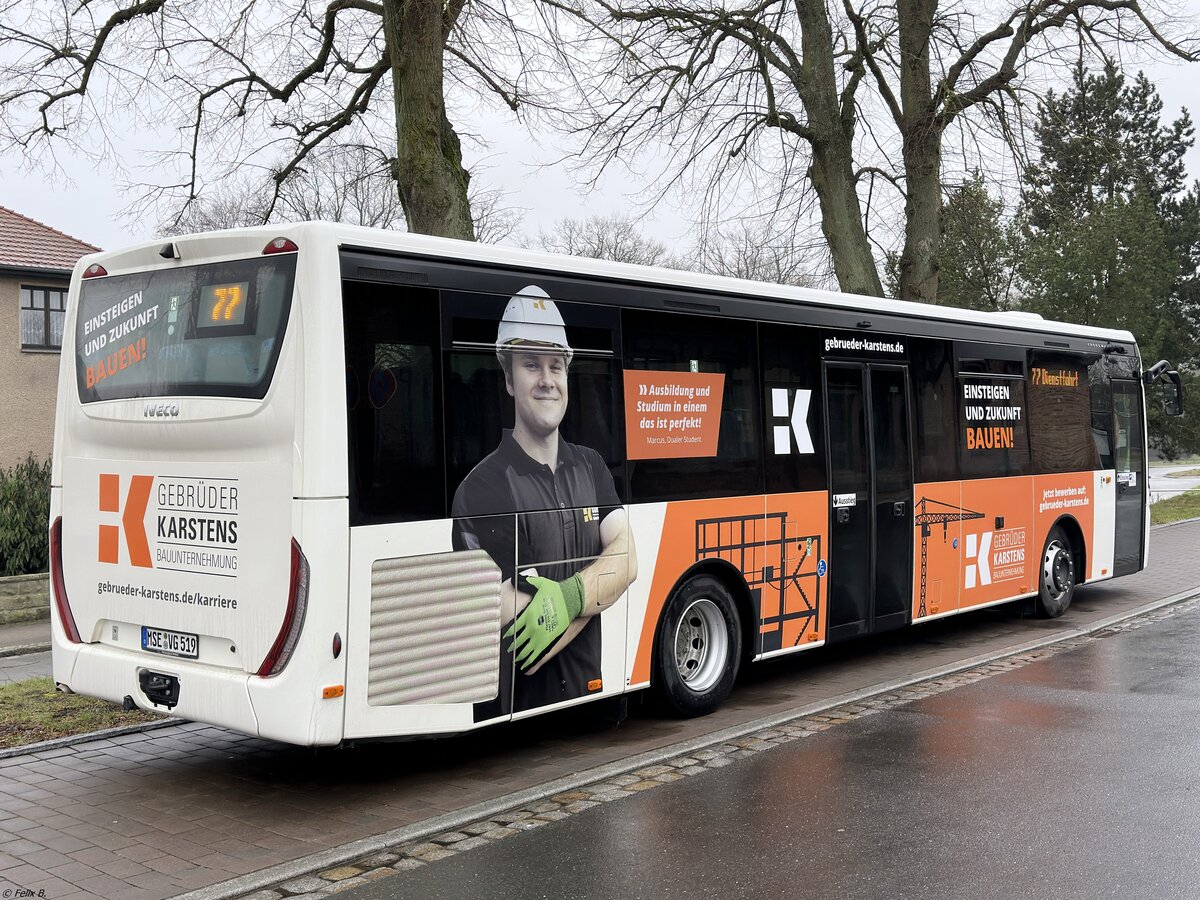 Iveco Crossway der MVVG in Plau am See.