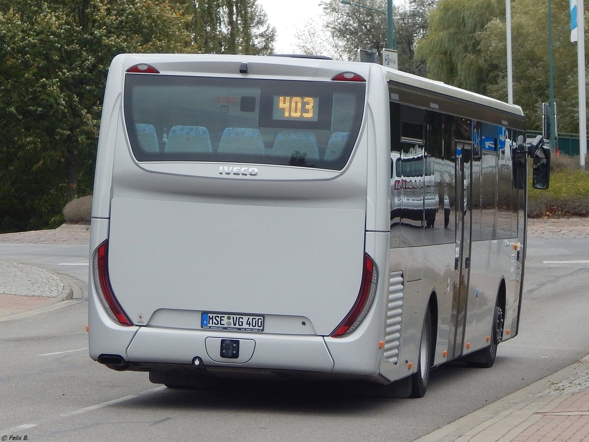 Iveco Crossway der MVVG in Waren. 