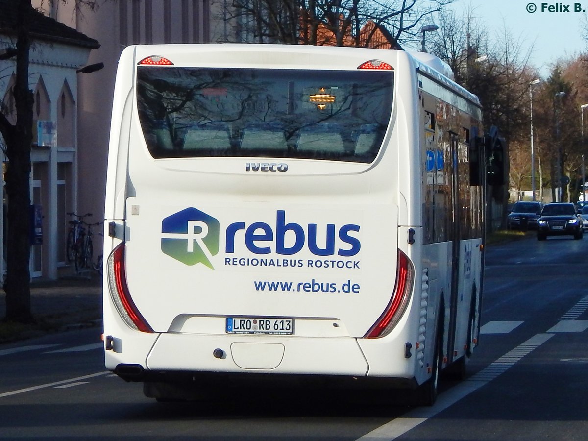 Iveco Crossway von Regionalbus Rostock in Güstrow.