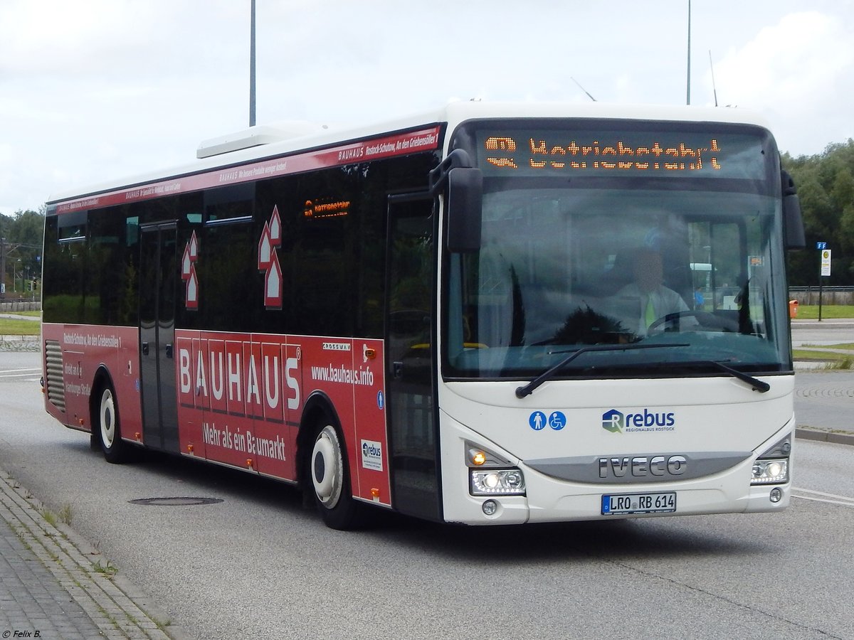 Iveco Crossway von Regionalbus Rostock in Rostock.