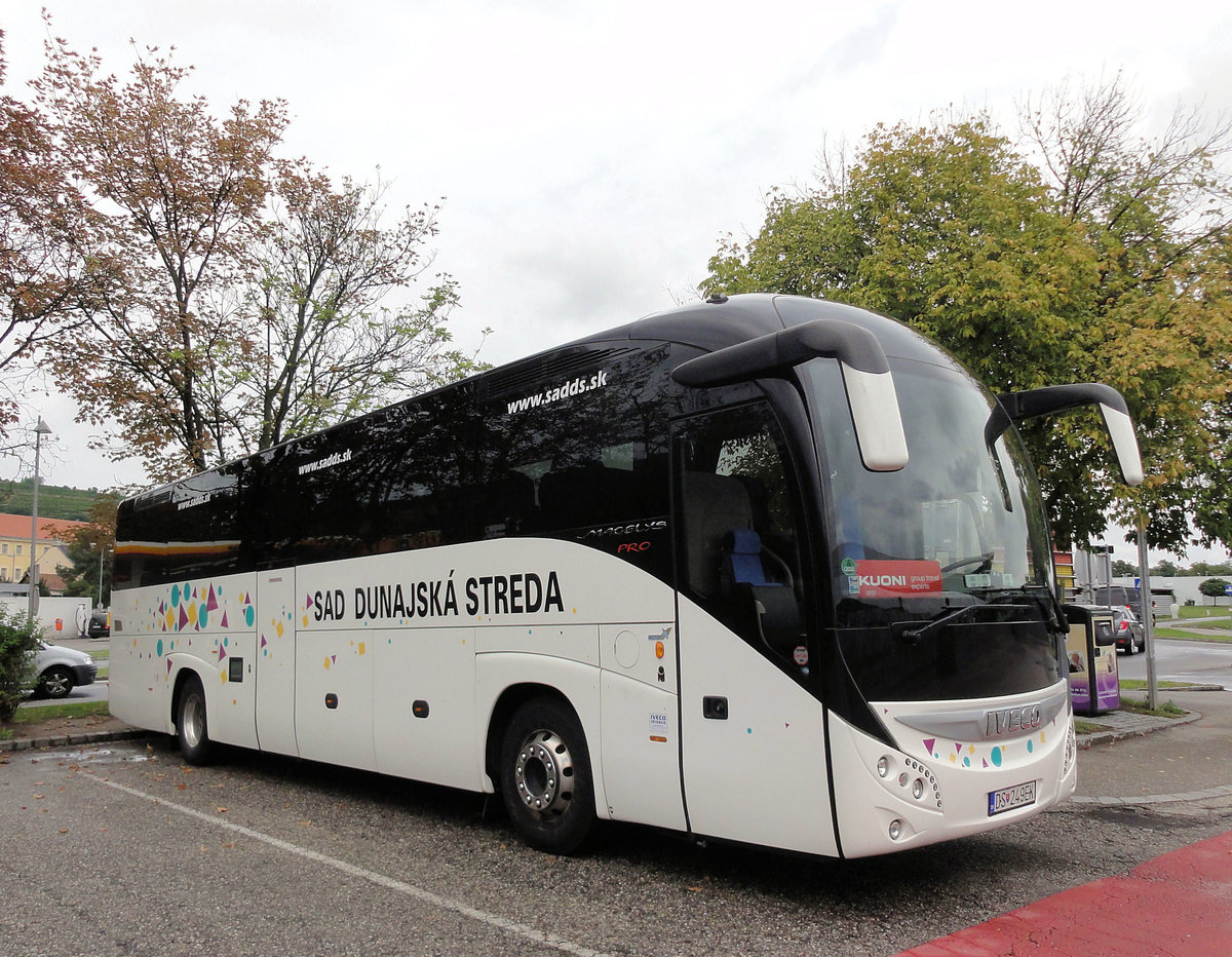 Iveco Magelys Pro aus der SK in Krems gesehen.