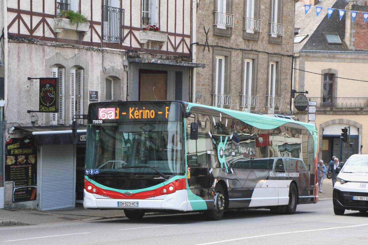 Keolis, Grasse - Nr. 75'930/DH 523 HC - Heuliez am 5. Juni 2026 in Vannes (Aufnahme: Martin Beyer)