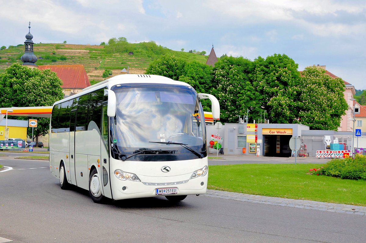 King Long aus sterreich in Krems gesehen.