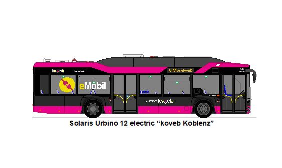 KOVEB Koblenz - Solaris Urbino 12 electric