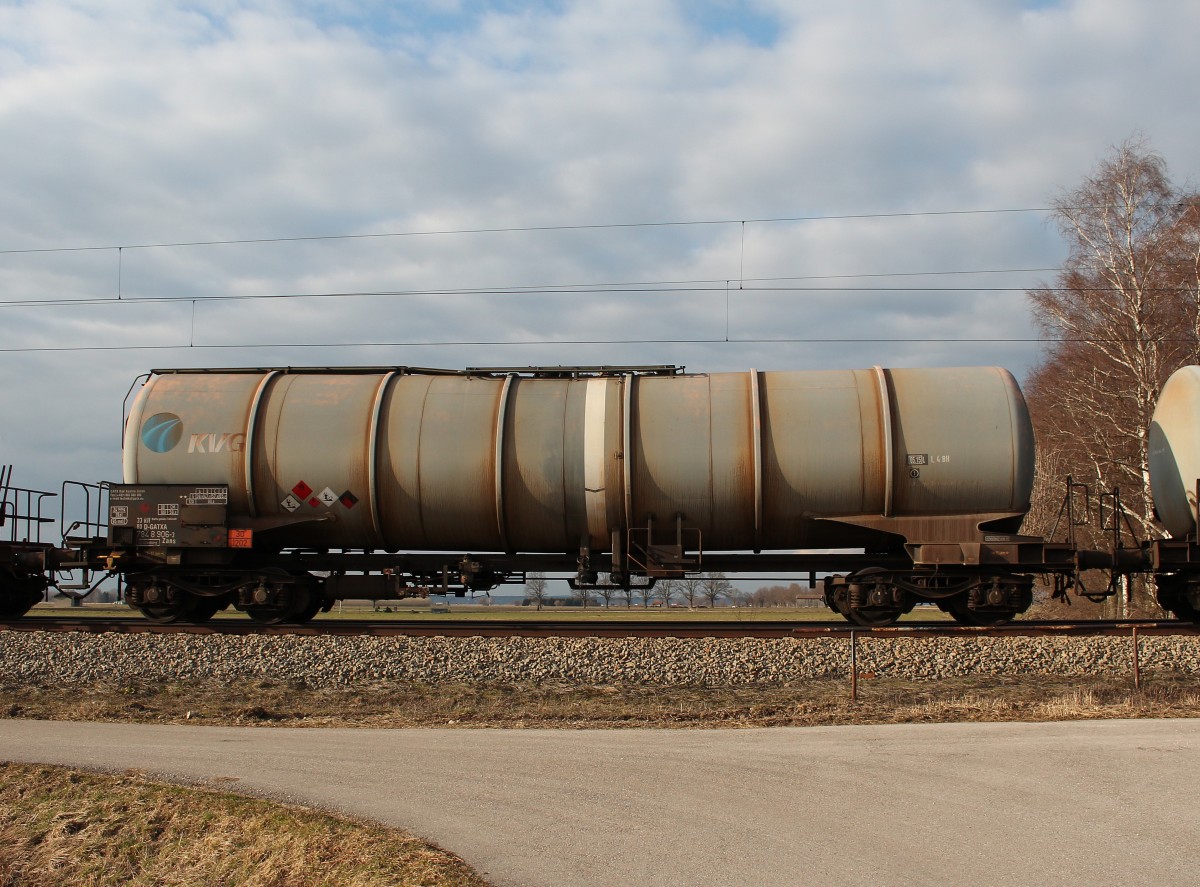 KVG 7848 906-3 am 6. M�rz 2015 bei �bersee.