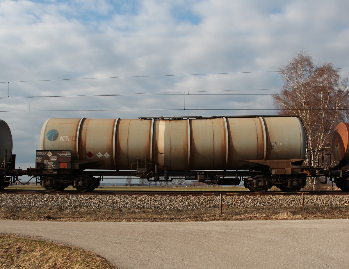 KVG 7848 914-7 am 6. M�rz 2015 bei �bersee am Chiemsee.