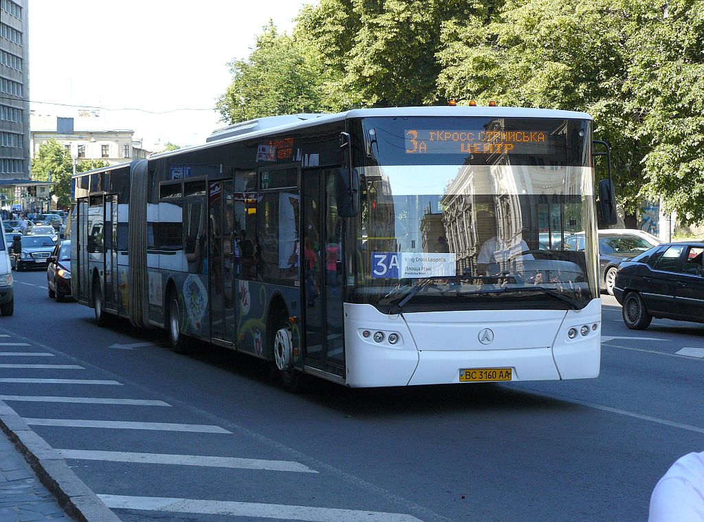 LAZ CITYLAZ 20 Prospekt Vyacheslava Chernovola, Lviv 20-06-2013.