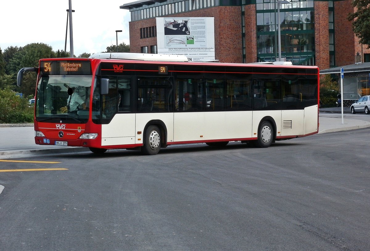 Lüd.Bahnhof Bus der MVG Lüdenscheid   aufgenommen 2010:09:15 