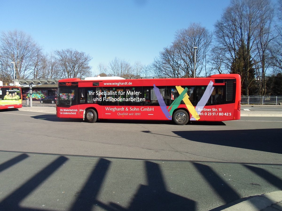 Lüd.Bahnhof ,Bus der MVG Lüdenscheid,aufgenommen 2012:01:15 