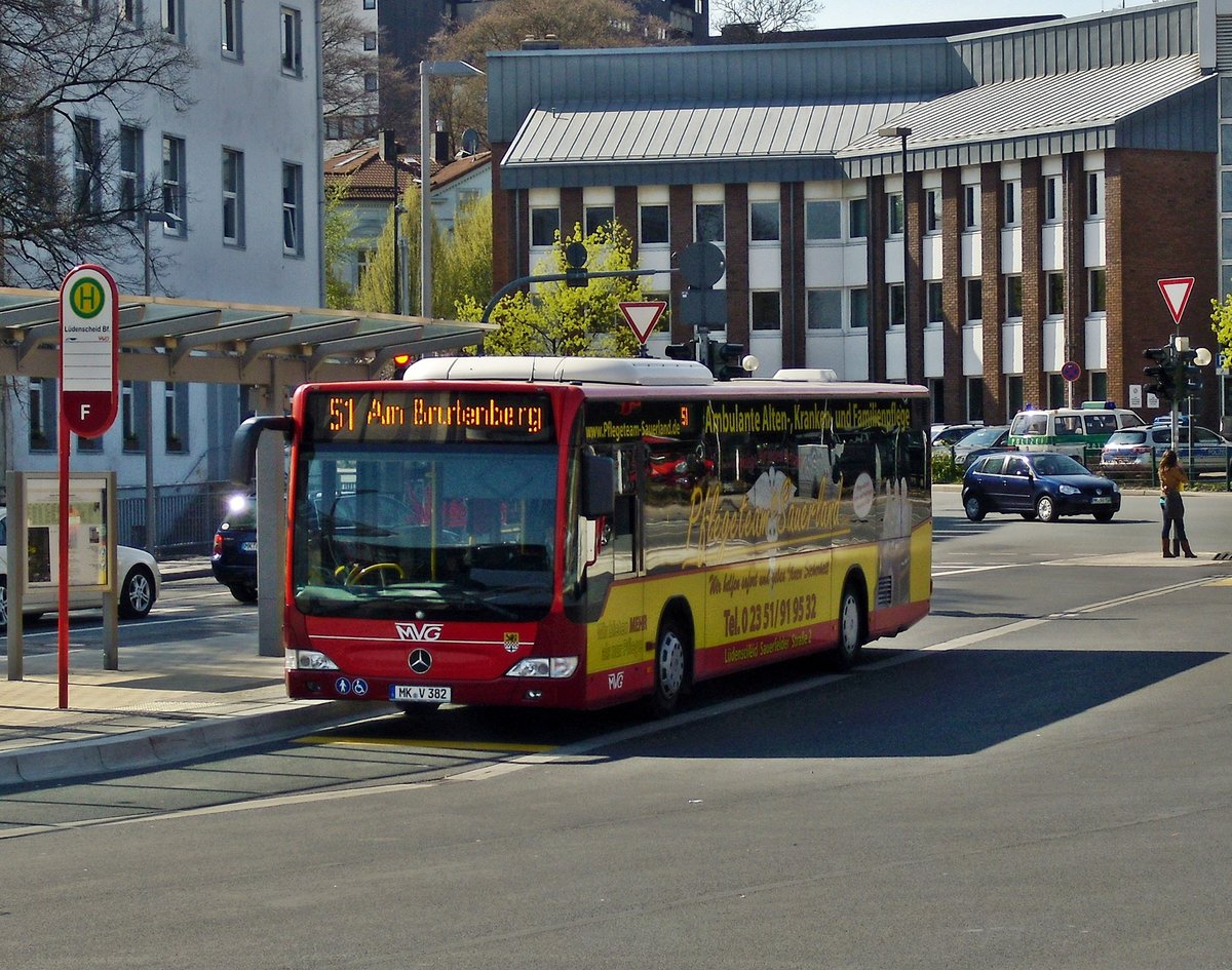 Ldenscheid Bahnhof,MVG Ldenscheid ,aufgenommen 2009:03:03