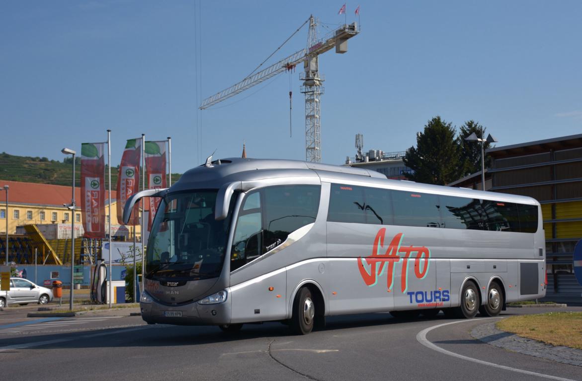 MAN Irizar pb von Sato Tours aus Spanien 2017 in Krems.