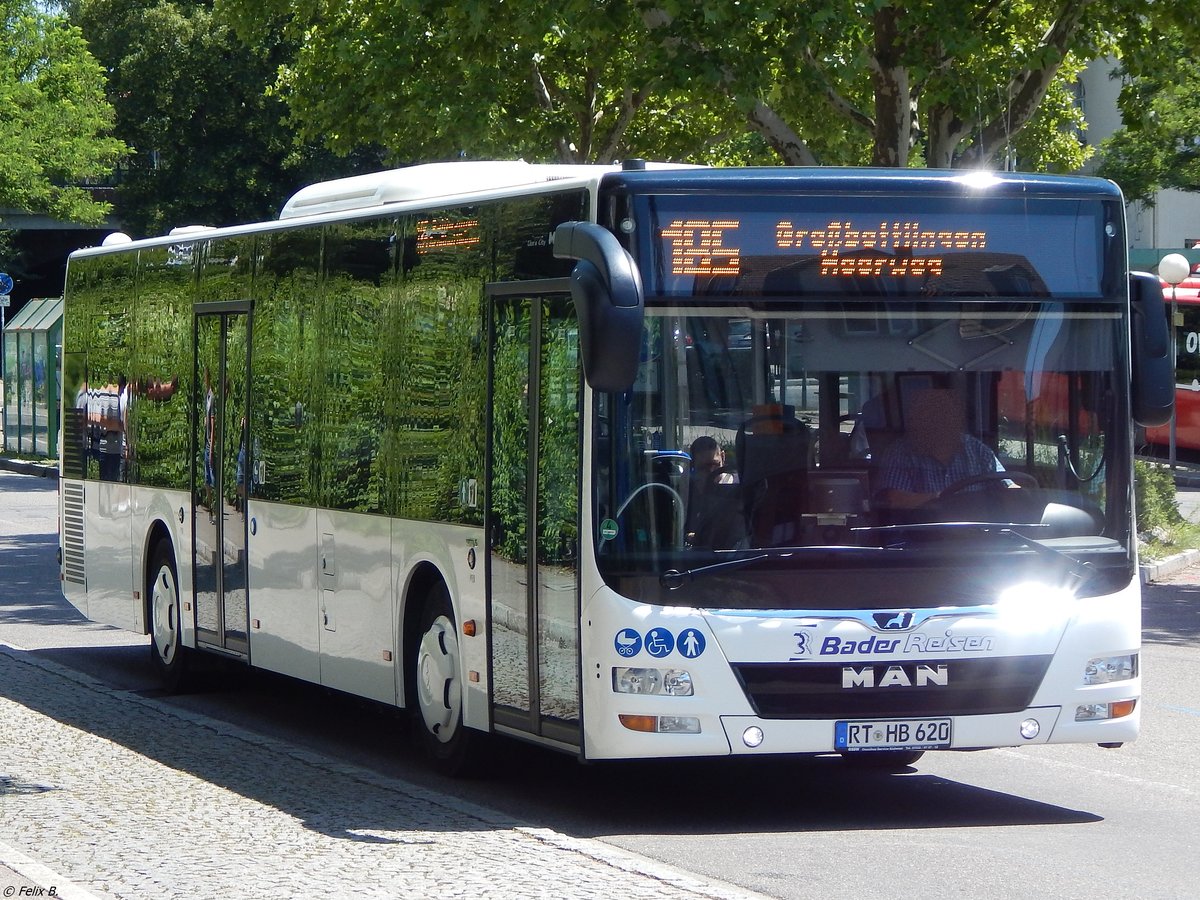 MAN Lion's City von Bader Reisen aus Deutschland in Nürtingen am 20.06.2018