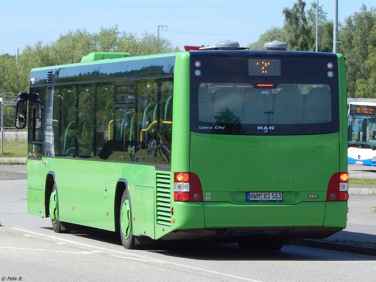 MAN Lion's City der BusBetriebe Wismar in Rostock.