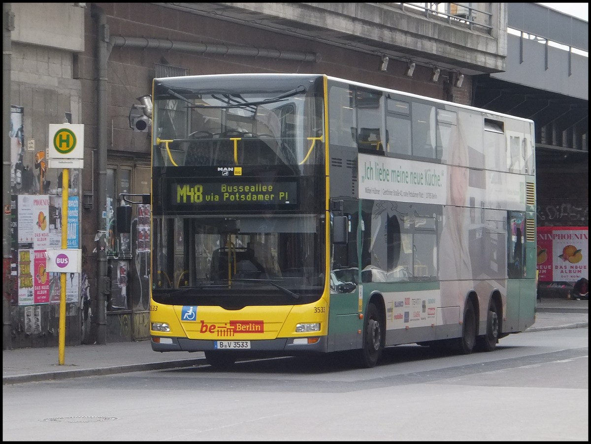 MAN Lion's City DD der BVG in Berlin.