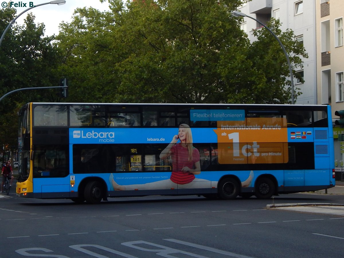 MAN Lion's City DD der BVG in Berlin.