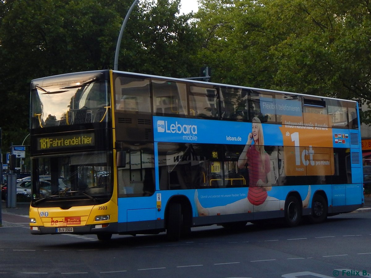 MAN Lion's City DD der BVG in Berlin.