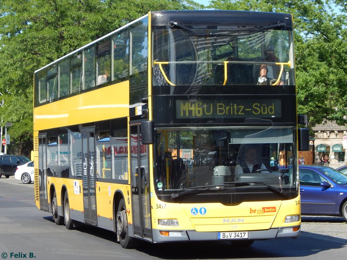 MAN Lion's City DD der BVG in Berlin.