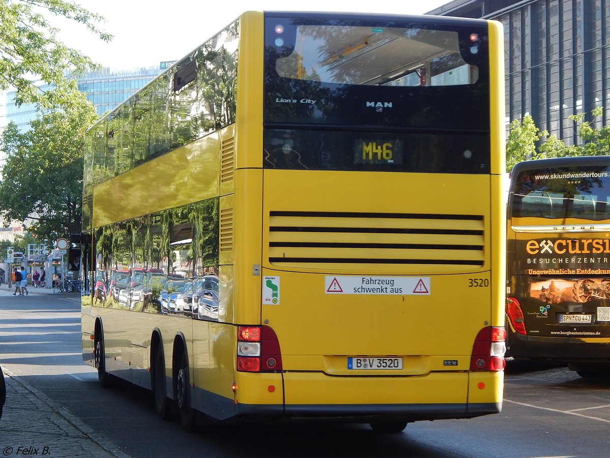 MAN Lion's City DD der BVG in Berlin.