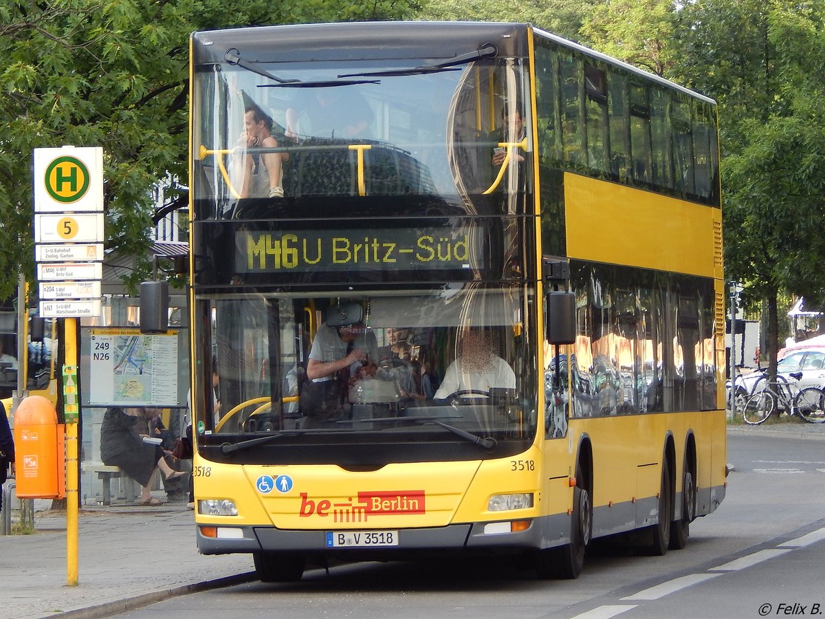 MAN Lion's City DD der BVG in Berlin. 