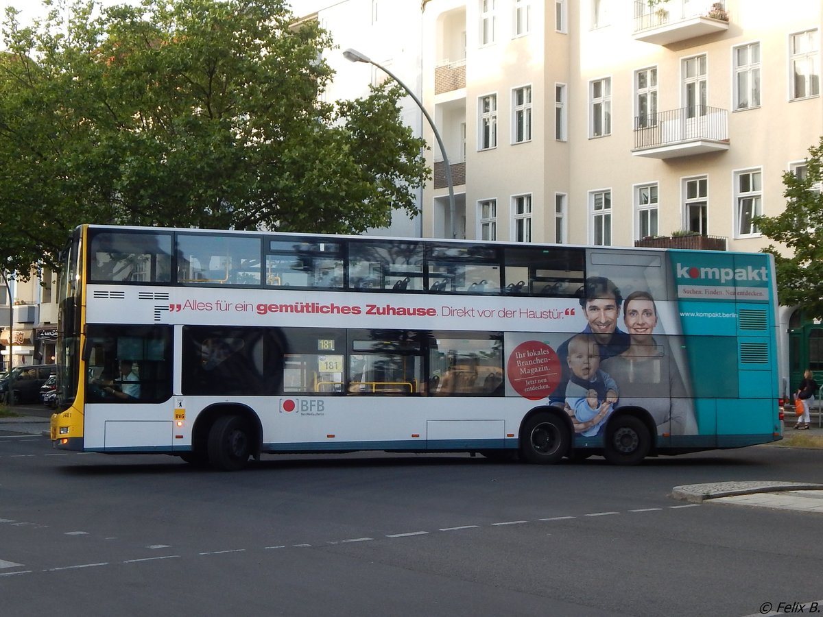 MAN Lion's City DD der BVG in Berlin.