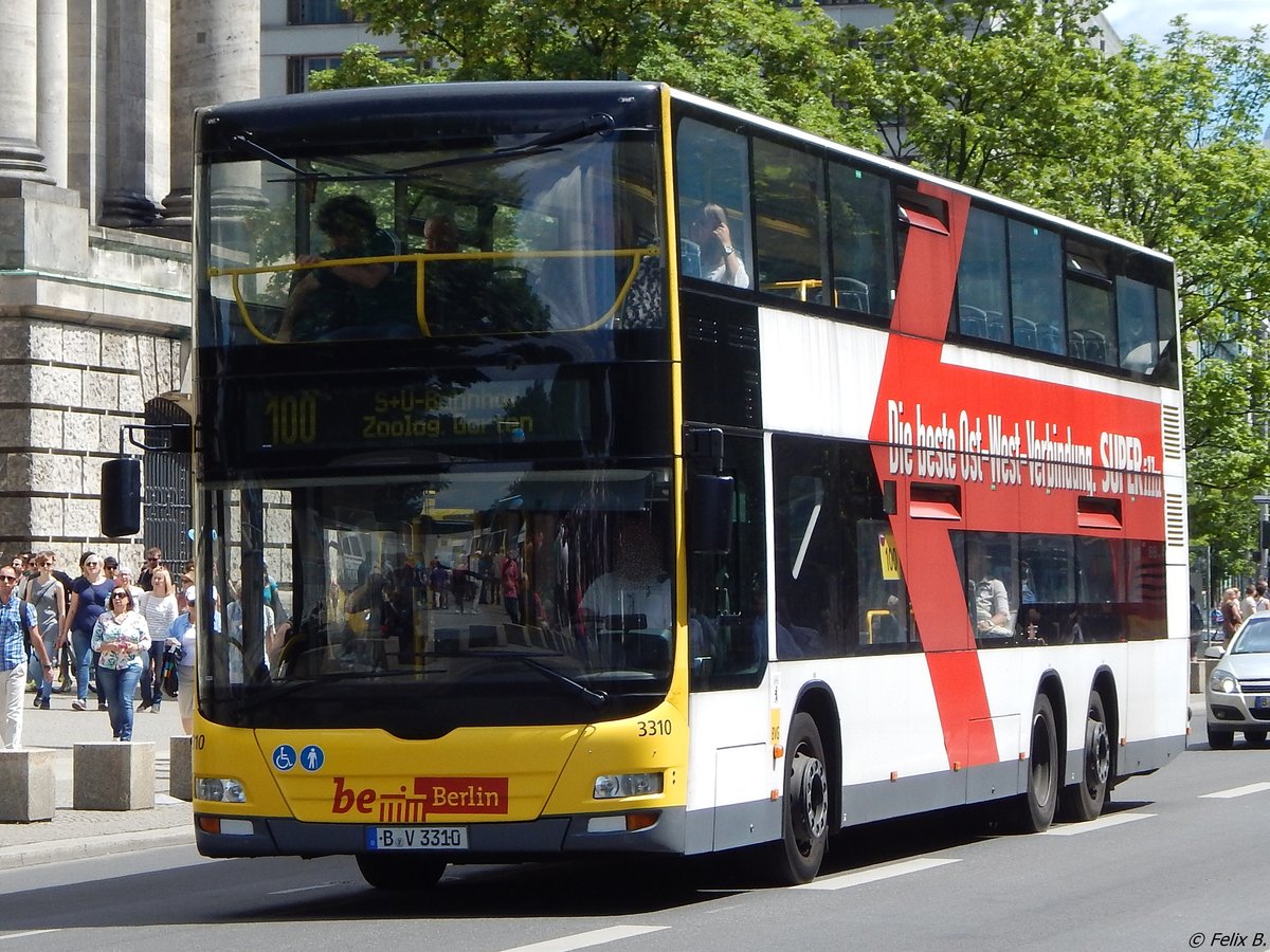 MAN Lion's City DD der BVG in Berlin. 