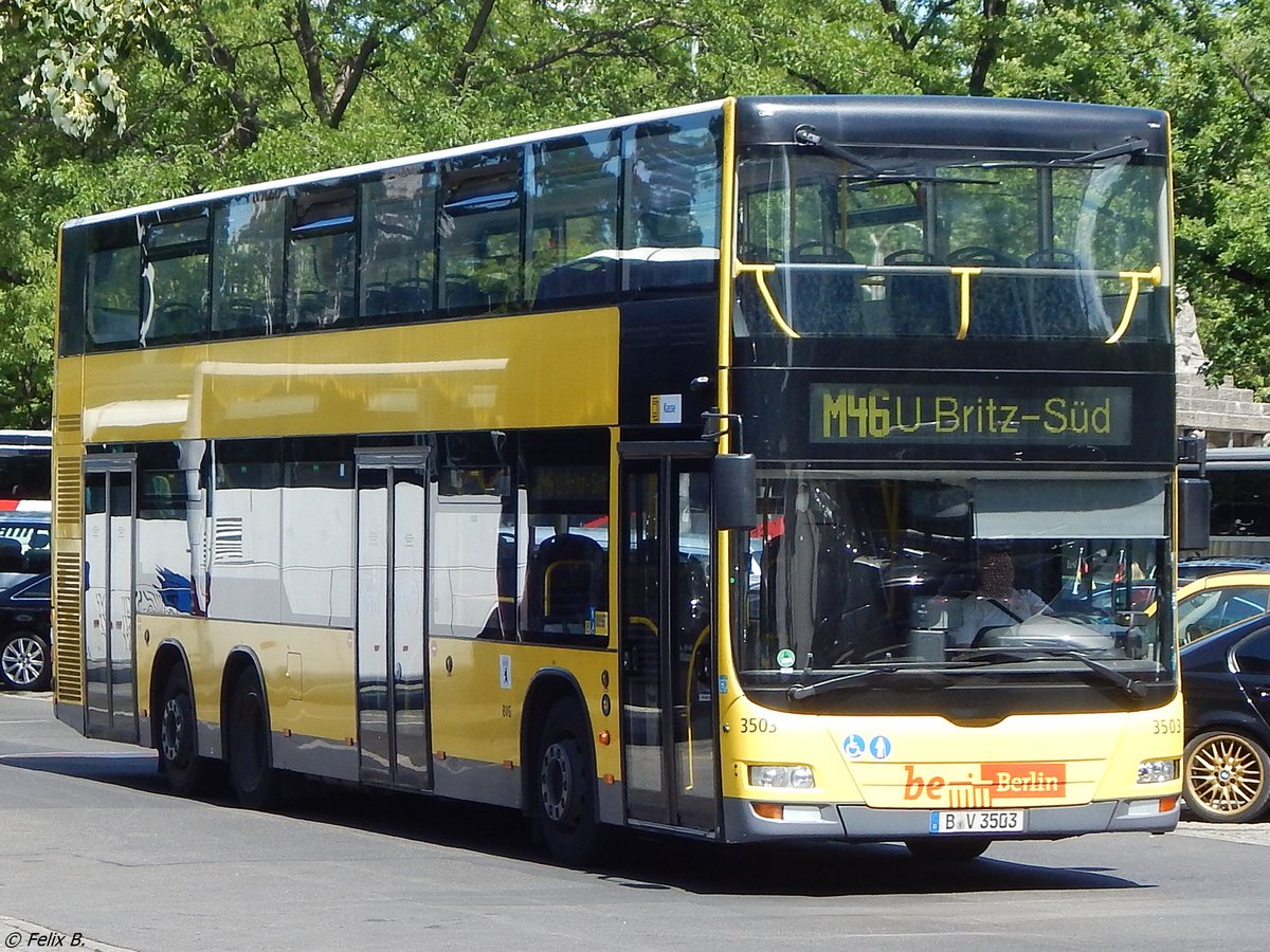 MAN Lion's City DD der BVG in Berlin. 