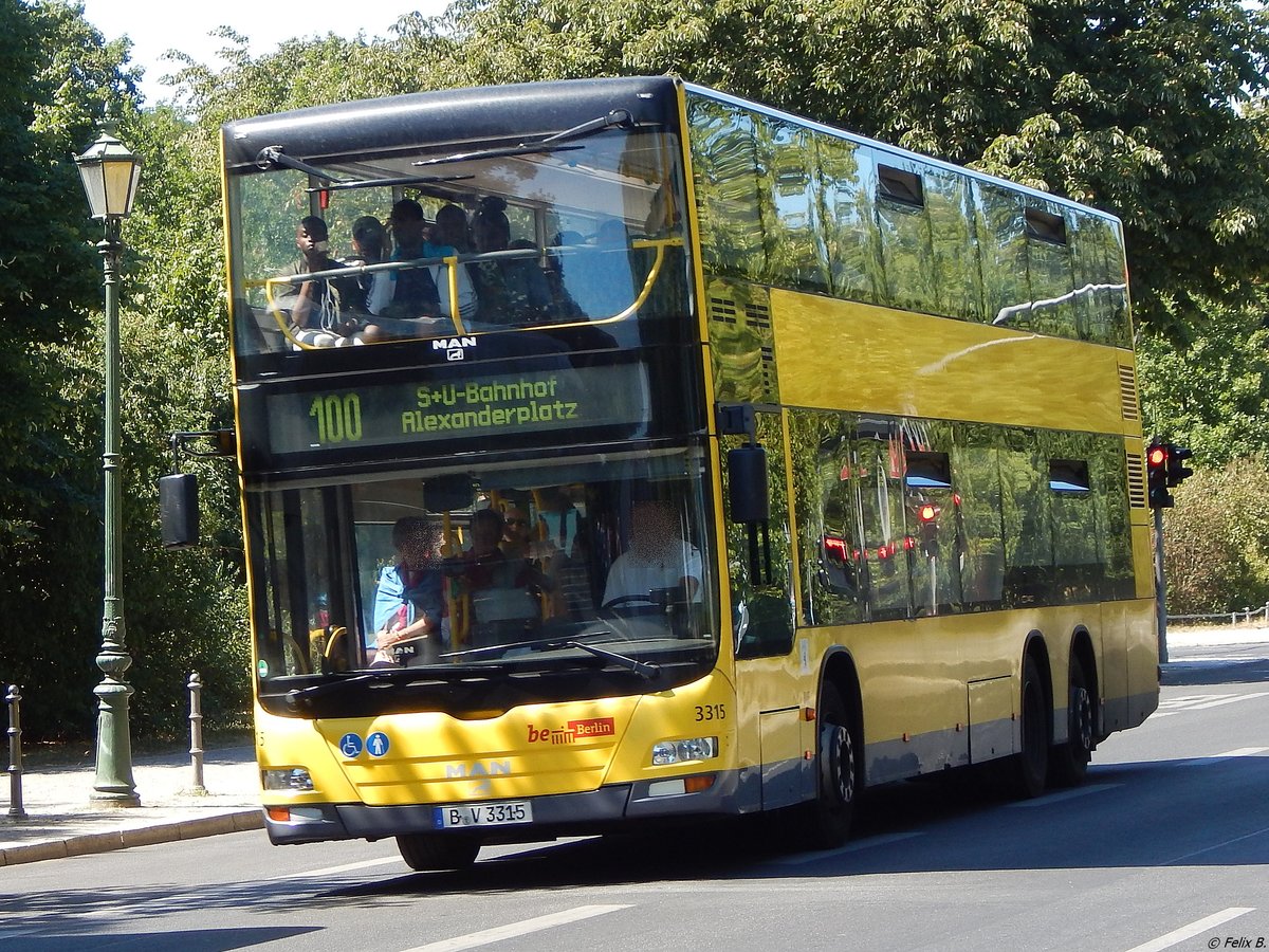 MAN Lion's City DD der BVG in Berlin.