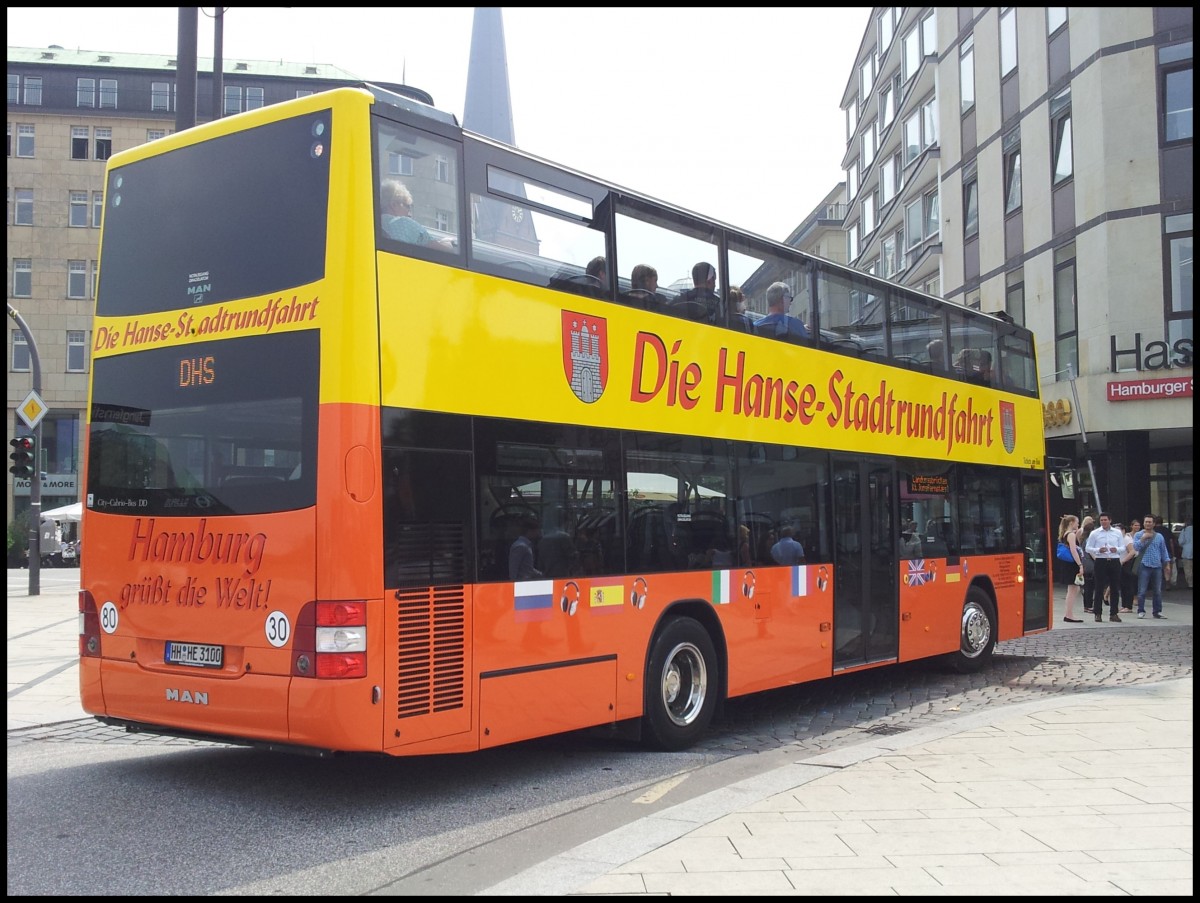 MAN Lion's City DD/Burillo von Sightseeing Hamburg in Hamburg