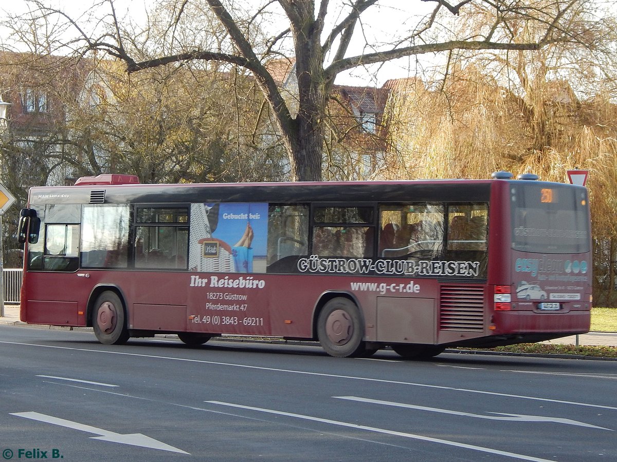 MAN Lion's City von Güstrow-Club-Reisen aus Deutschland in Güstrow.