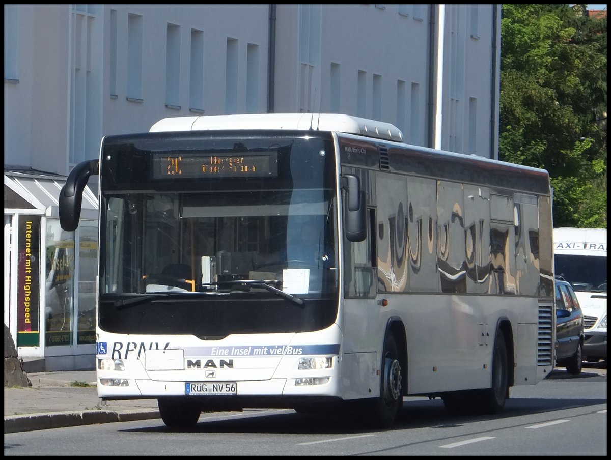 MAN Lion's City LE Ü der RPNV in Sassnitz.