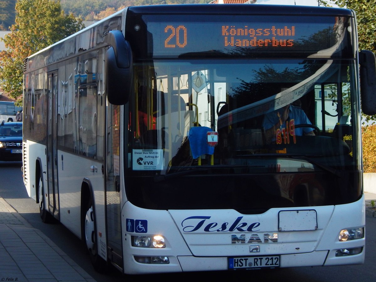 MAN Lion's City LE Ü vom Reisedienst Teske aus Deutschland in Sassnitz. 