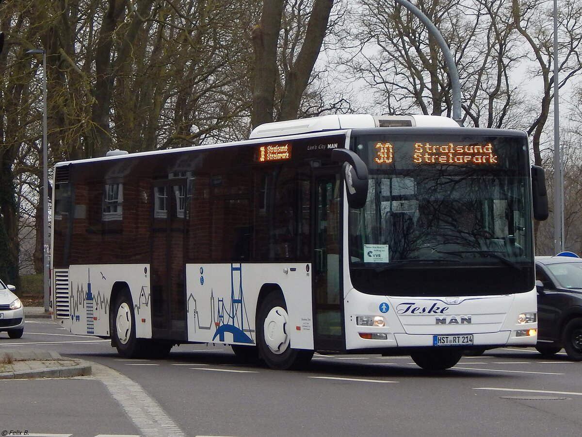 MAN Lion's City LE Ü vom Reisedienst Teske aus Deutschland in Stralsund.