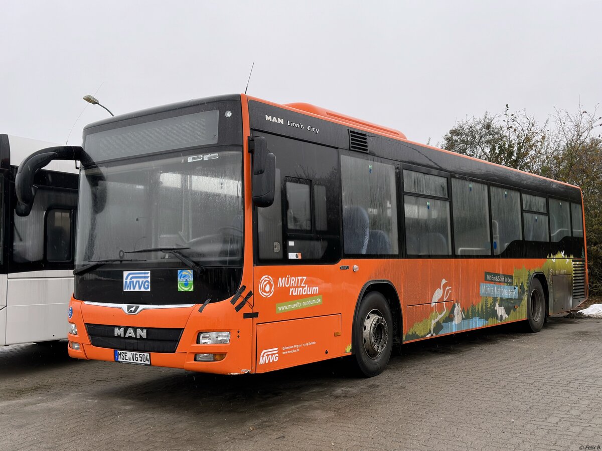 MAN Lion's City LE Ü der MVVG in Waren.