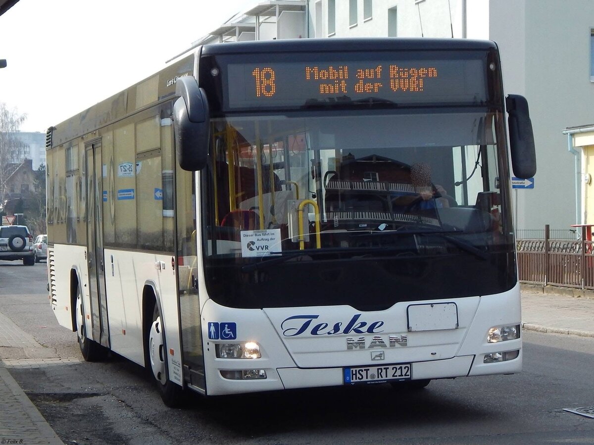 MAN Lion's City LE Ü vom Reiseienst Teske aus Deutschland in Sassnitz.