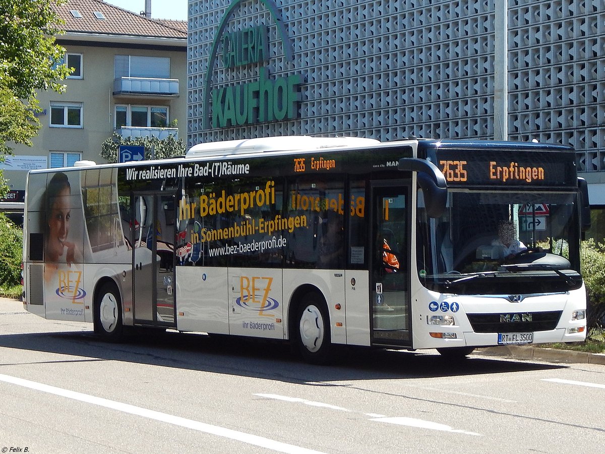 MAN Lion's City von Leibfritz aus Deutschland in Reutlingen.