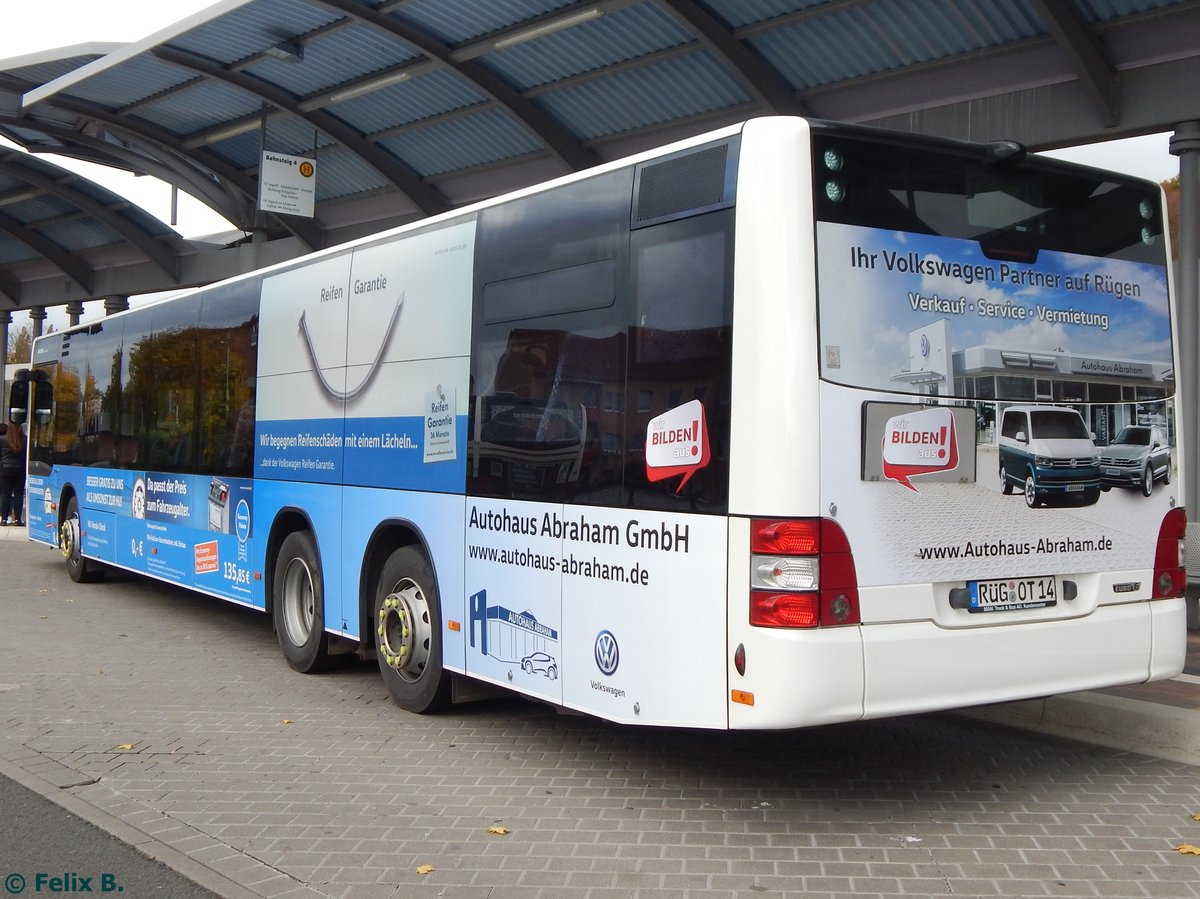 MAN Lion's City der Oppermann Transporte aus Deutschland in Sassnitz