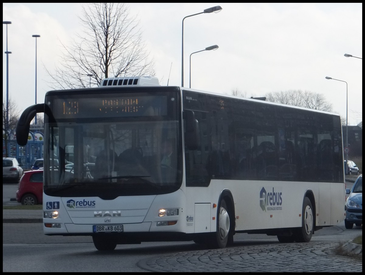 MAN Lion's City von Regionalbus Rostock in Rostock.