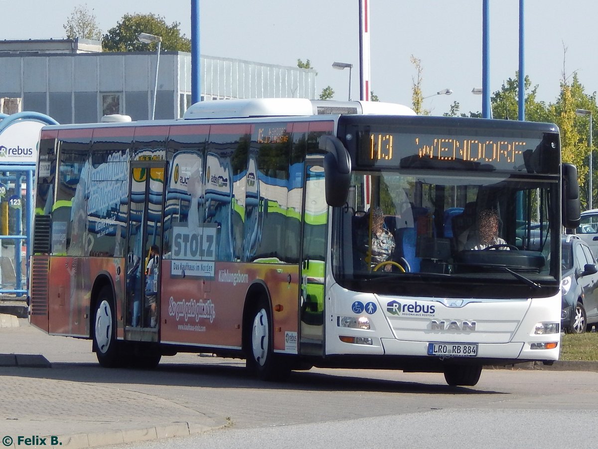 MAN Lion's City von Regionalbus Rostock in Rostock.